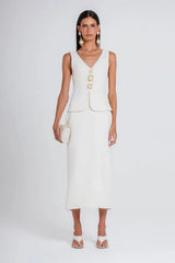 VESTIDO CINDY MARFIM