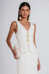 VESTIDO CINDY MARFIM