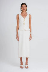 VESTIDO CINDY MARFIM