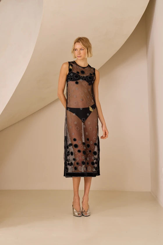 VESTIDO TULE REGATA NATALIA