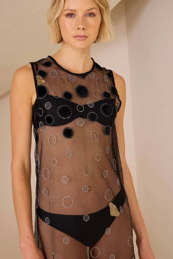 VESTIDO TULE REGATA NATALIA