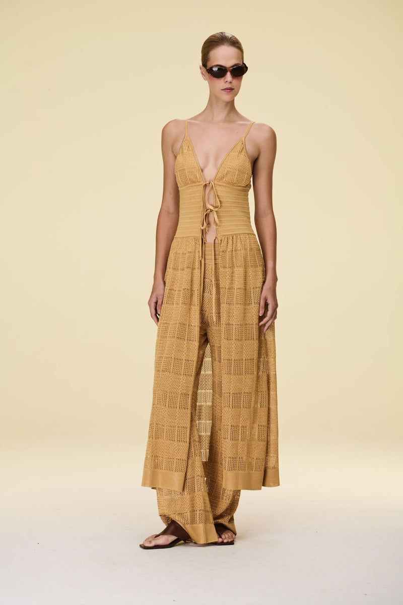 TUNICA TRICOT CHECK