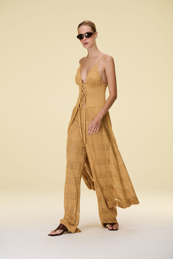 CALÇA TRICOT TELA