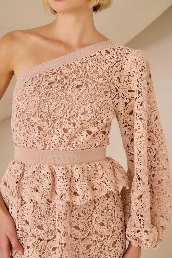 VESTIDO CURTO GUIPURE PAISELY ALEXANDRA