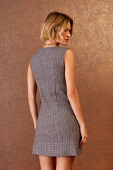 VESTIDO CURTO CLERICOT LAÇOS