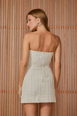 VESTIDO CURTO CLARA TOMARA QUE CAIA