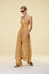 TUNICA TRICOT CHECK