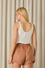 SHORT MIRANDA CAMEL