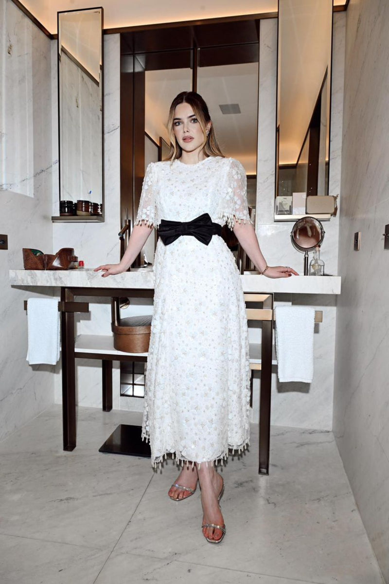 VESTIDO LAÇO OFF  WHITE - PRÉ VENDA