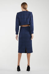 CASACO TWEED DREE BORDADO - ANDREA BOGOSIAN