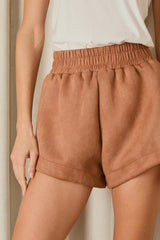SHORT MIRANDA CAMEL