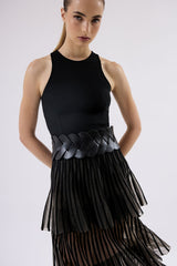 SAIA MIDI COM BABADO