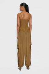 CALÇA PEPLUM ELARA AMBAR
