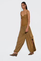 CALÇA PEPLUM ELARA AMBAR