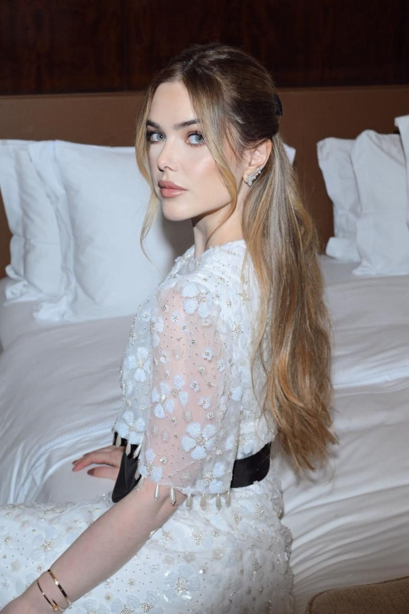 VESTIDO LAÇO OFF  WHITE - PRÉ VENDA