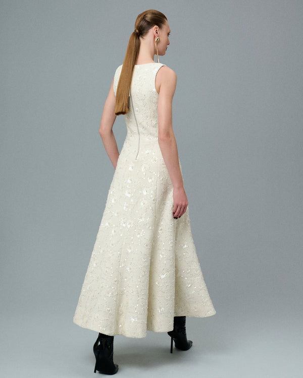 VESTIDO MIDI BORDADO