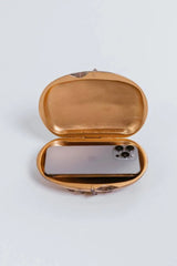 CLUTCH PHASES DOURADA COM TRANSPARENTE