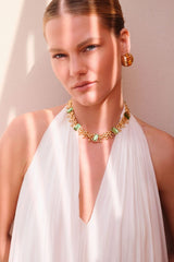 VESTIDO LONGO FRENTE ÚNICA OFF WHITE