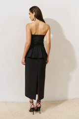 VESTIDO CORSET COM LAPELA