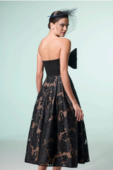 VESTIDO MIDI COLO A MOSTRA LAÇO