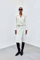 BERMUDA CREPE ENVELOPE ELLA OFF WHITE