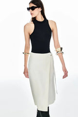BERMUDA CREPE ENVELOPE ELLA OFF WHITE