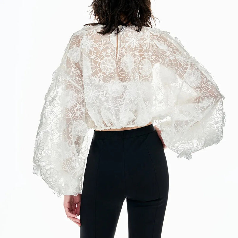 BLUSA BORDADO FLOWER FABI