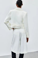 BLAZER CREPE ENVELOPE ELIZA OFF WHITE