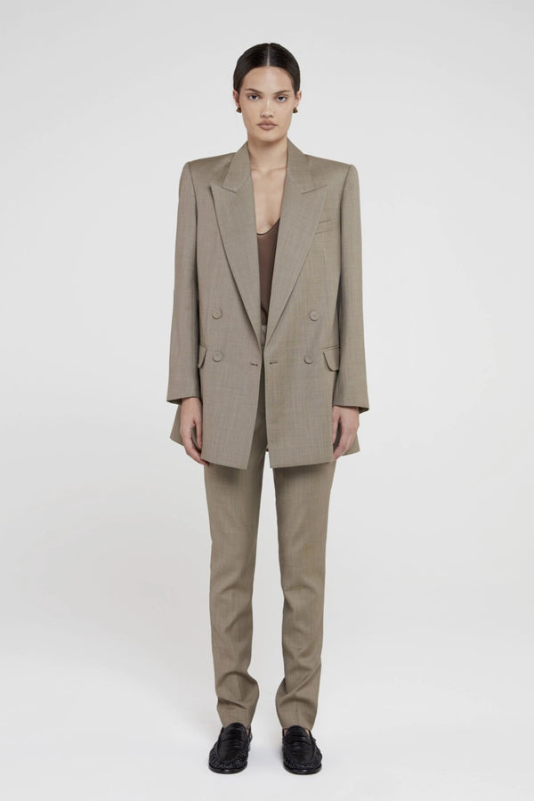BLAZER LÃ INDEX  LIGHT CAMEL