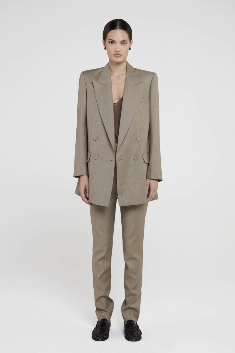 BLAZER LÃ INDEX  LIGHT CAMEL