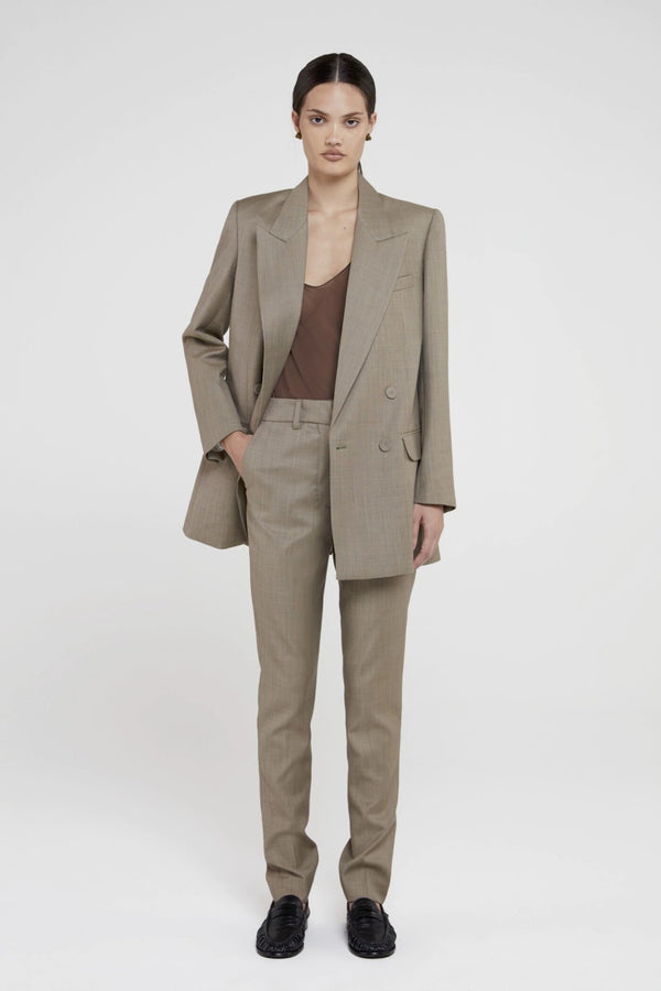 BLAZER LÃ INDEX  LIGHT CAMEL