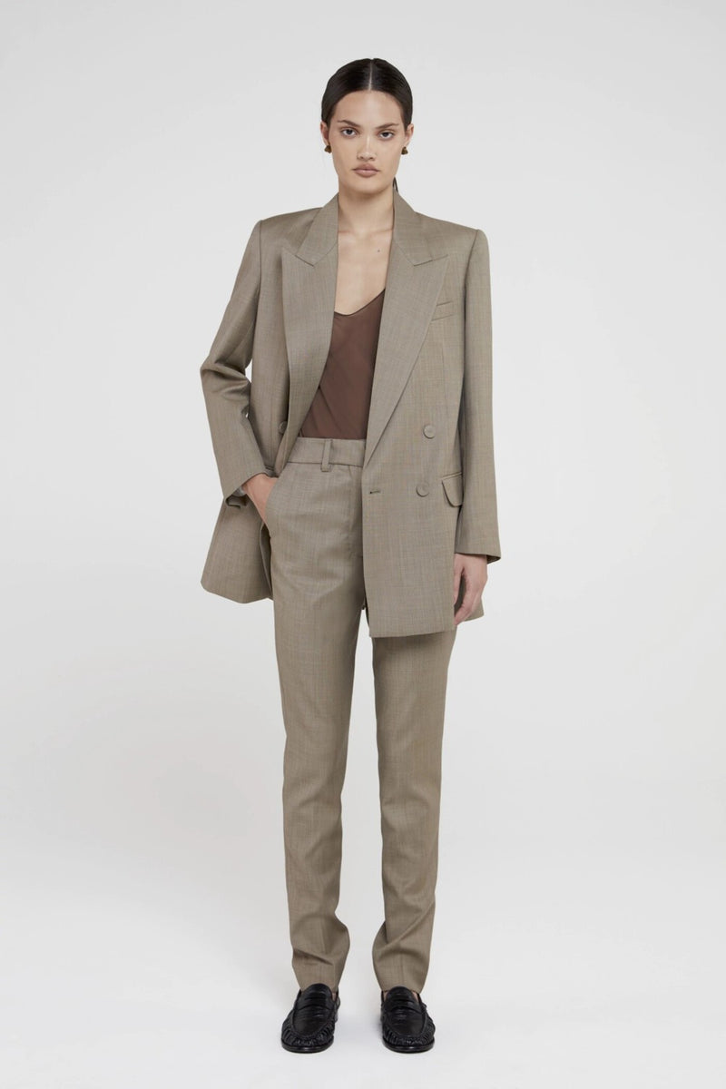 BLAZER LÃ INDEX  LIGHT CAMEL