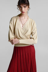 BLUSA CACHECOEUR BEGE VÊNUS