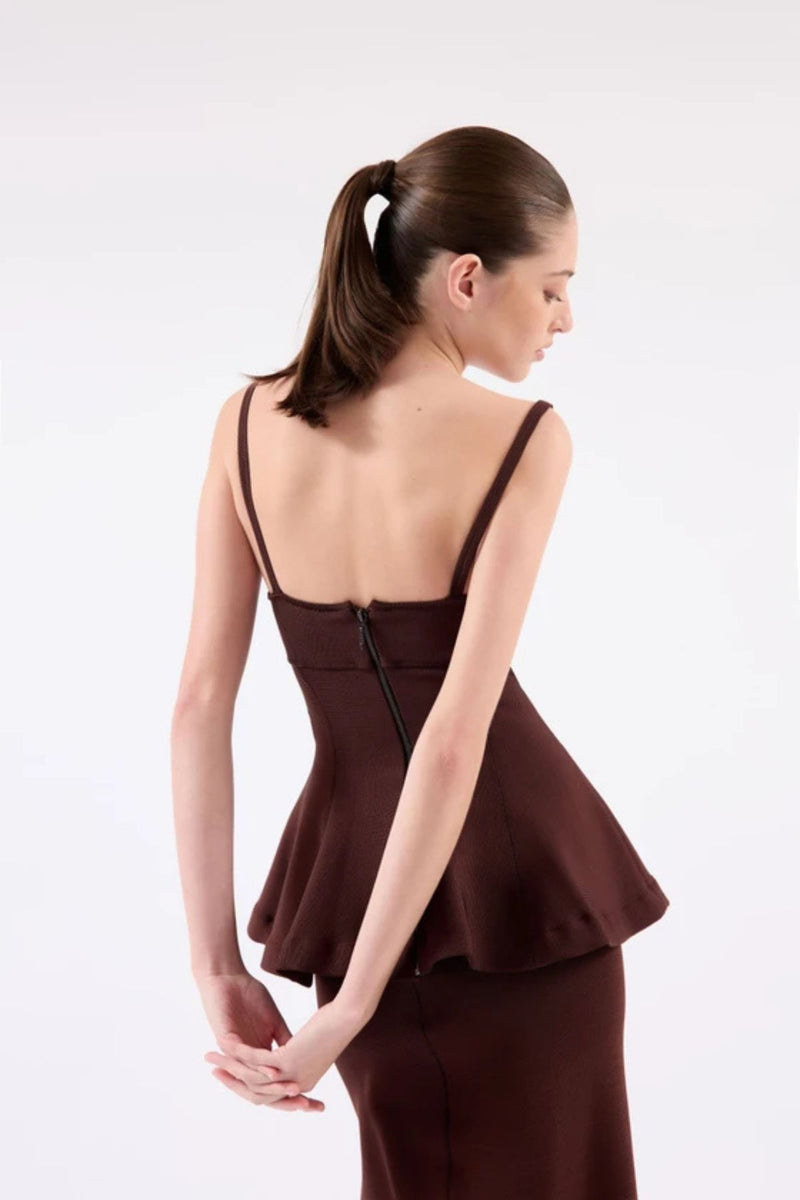 BLUSA COM RECORTES CACAU