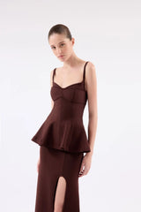 BLUSA COM RECORTES CACAU