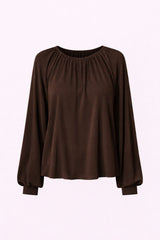 BLUSA JERSEY ANGIE COFEE