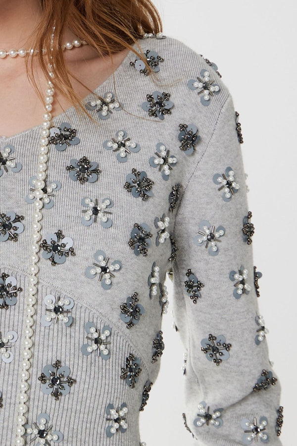 TRICOT MARISE CINZA