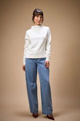 BLUSA SCUBA MANGA LONGA COM PREGAS