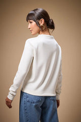 BLUSA SCUBA MANGA LONGA COM PREGAS