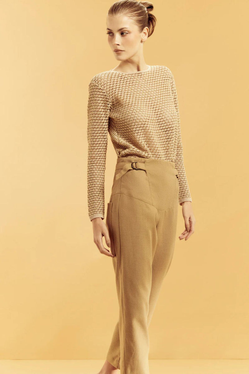 BLUSA NEW MINUDE DOURADO