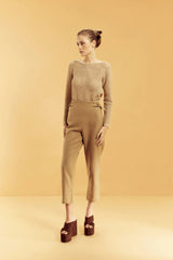 BLUSA NEW MINUDE DOURADO