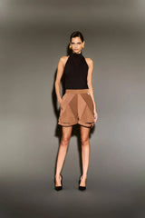 BLUSA POLIAMIDA GOLA ALTA PRETA