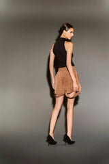 BLUSA POLIAMIDA GOLA ALTA PRETA