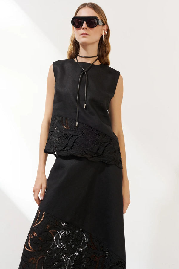 BLUSA POSITANO PRETA