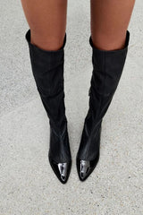 BOTA VERNIZ MAYA PRETA