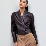 BLAZER COURO ALFAIATARIA VERA