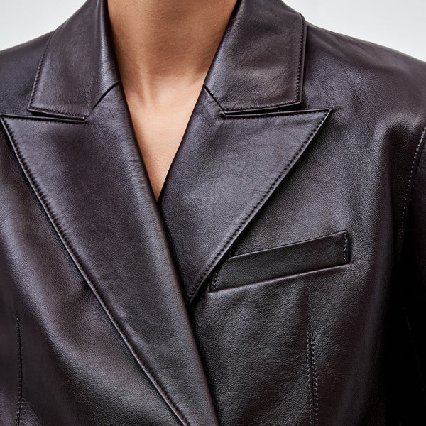 BLAZER COURO ALFAIATARIA VERA