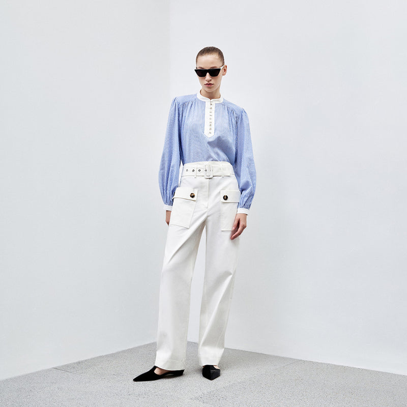 CALÇA COTTON TRENCH BIA