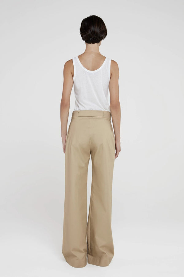 CALÇA ALFAIATARIA IDEZA CAMEL