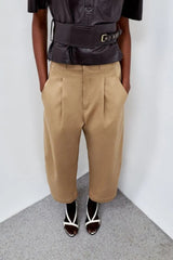 CALÇA COTTON REMO RITA BEGE KHAKI